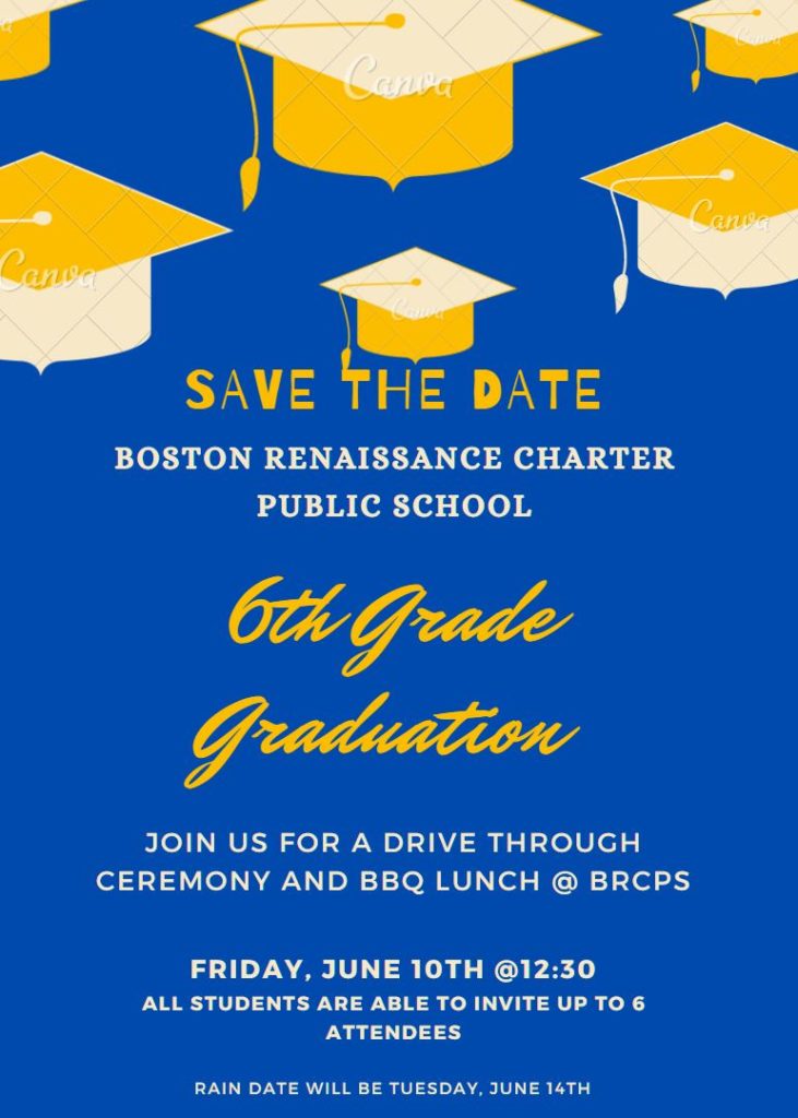 6th grade graduation invite